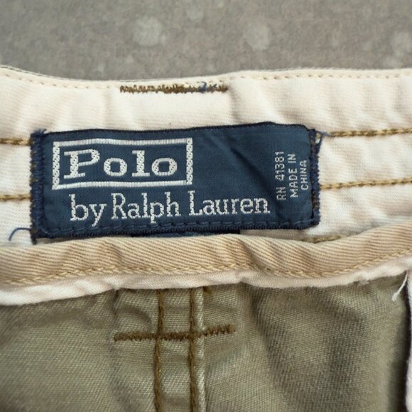 Polo by Ralph Lauren Classic Khaki Cargo Shorts - Size 34 - Picture 5 of 11